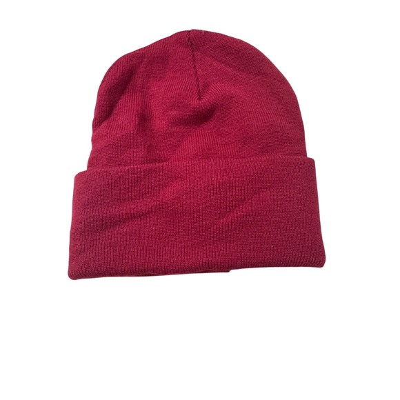 Bench. Knit Beanie Hat Winter Warm Acrylic Red Casual Unisex NWT - Picture 2 of 4